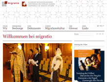 Tablet Screenshot of migratio.ch